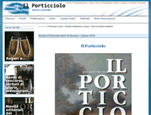 Tablet Screenshot of ilporticciolocultura.it